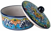 Margarita Talavera Tortilla Warmer with Lid