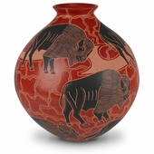 Mata Ortiz Buffalo Pot