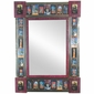 Medium Day Of The Dead Folk Art Mirror