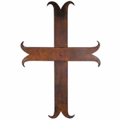 Medium Iron Horned Cross