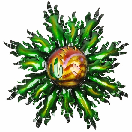 Medium Metal Southwest Sun Wall Art - 28
