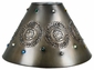 Medium Mexican Punched Tin Marble Lamp Shade