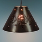 Medium Mexican Punched Tin Marble Lamp Shade