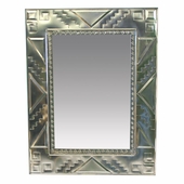 Medium Natural Tin Southwest Mirror