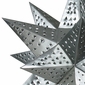 Medium Natural Tin Star Light Fixture - 16