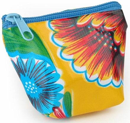 Medium Oil Cloth Change Purse  - Set of 3