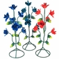 Medium Painted Metal Roses - 20