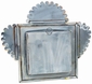 Medium Painted Tin Nicho with Our Lady of Guadalupe Print