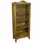Medium Painted Wood Santa Fe Bookcase Yellow