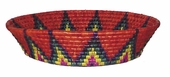 Medium Round Palm Basket - Multi-color