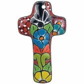 Medium Rounded Talavera Cross