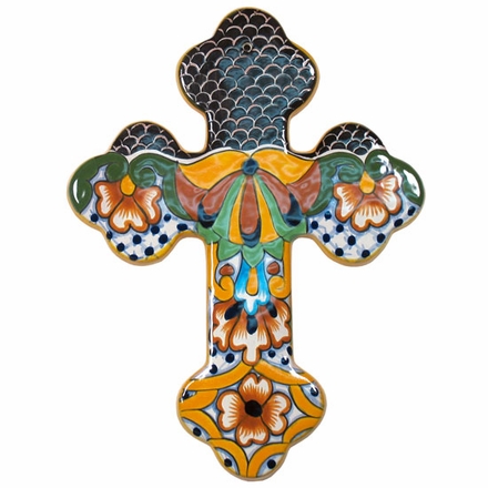 Medium Talavera Clover Cross