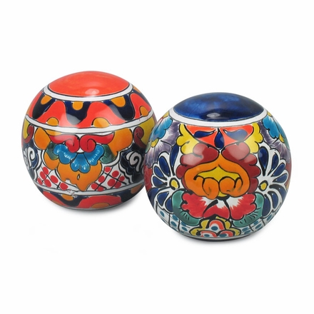 Medium Talavera Garden Ornaments - Set of 2