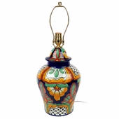 Medium Talavera Ginger Jar Lamp Base