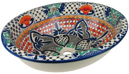 Medium Talavera Mexican Sink