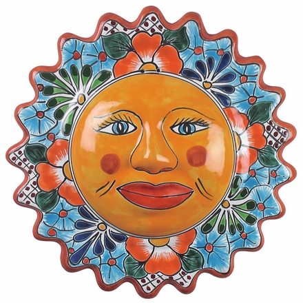 Medium Talavera Sun Face - 13.5