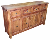 Mesquite 4 Drawer 4 Door Buffet