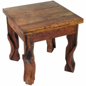 Mesquite Concave Leg End Table - Minumum Order 2