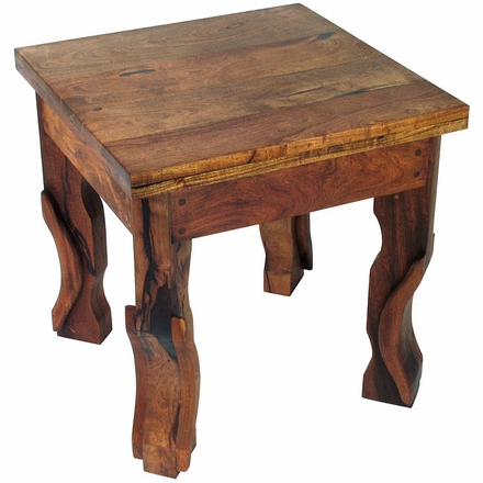 Mesquite Concave Leg End Table - Minumum Order 2