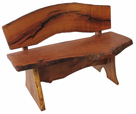 Mesquite Freeform Rustic Bench
