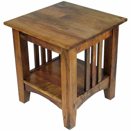 Mesquite Mission Slat End Table - Minimum Order 2