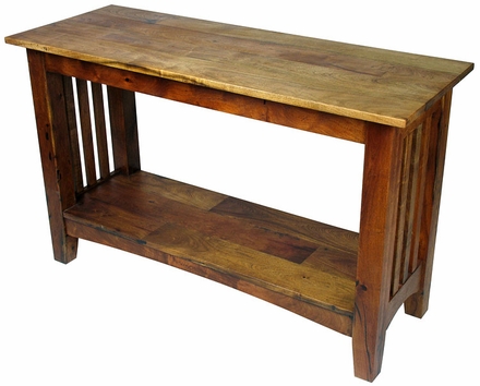 Mesquite Mission Slat Sofa Table