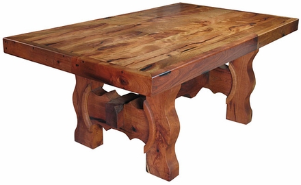 Mesquite Ox Yoke Hacienda Dining Table