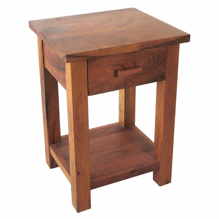 Mesquite Wood End Table or Nightstand