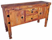Mesquite Yugo Buffet with Turquoise Inlay