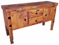 Mesquite Yugo Buffet with Turquoise Inlay