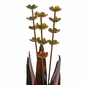 Metal Flowering Agave Yard Art Sculpture