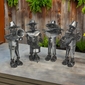 Metal Mariachi Yard Art Sculpture - Guitarist