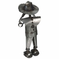 Metal Mariachi Yard Art Sculpture - Trumpeter