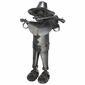 Metal Mariachi Yard Art Sculpture - Violinist