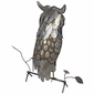 Metal Owl Yard Art
