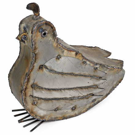 Metal Quail Yard Art