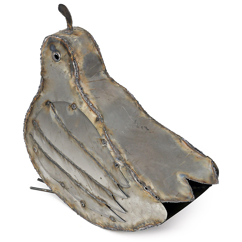 Metal Quail Yard Art