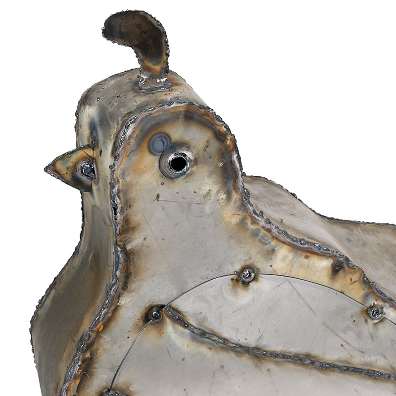 Metal Quail Yard Art