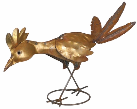 Metal Roadrunner Sculpture