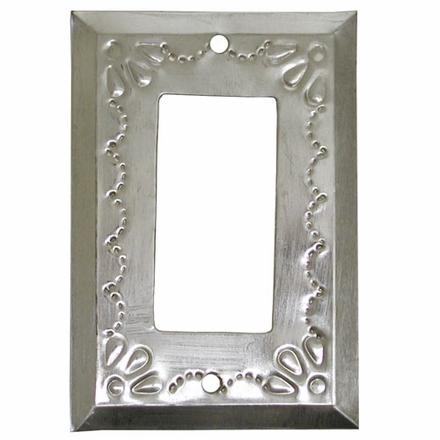 Metal Single Rocker Switchplates - Decorative Tin