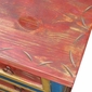 Mexican 4-Drawer Painted Wood Dresser - Multi-Color