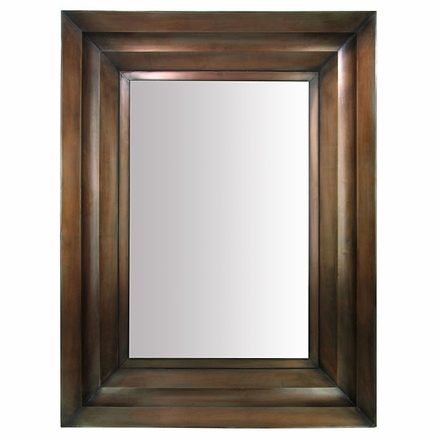 Mexican Aged Tin 3-D Wall Mirror