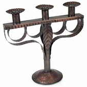 Mexican Aged Tin Colonial Candelabra