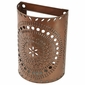 Mexican Aged Tin Wall Sconce Light Cover - Punched Tin