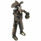 Mexican Bandito Bank Robber Metal Yard Sculpture