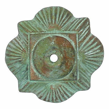 Mexican Bronze Clover Rosettes with Bronze Nailheads - Pack of 2