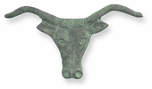 Mexican Bronze Steer Head Drawer Pull - Set of 2