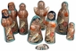 Mexican Ceramic Nativity Scene 11-Piece Set
