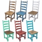 Mexican Colonial Turquoise Painted Wood Dining Table