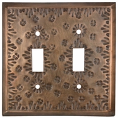 Mexican Double Switch Plate - Flower